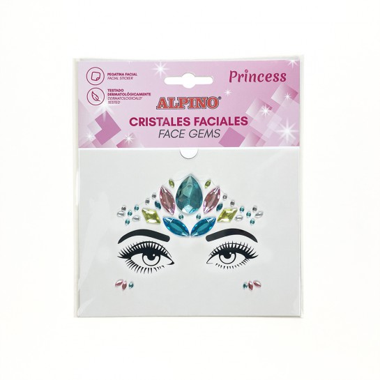 Veido lipdukai - kristalai ALPINO Cristales faciales Princess