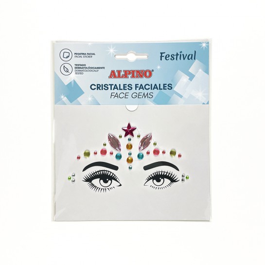 Veido lipdukai - kristalai ALPINO Cristales faciales Festival