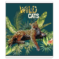 Sąsiuvinis(platus) A5 12lap 80g lang WILD CATS