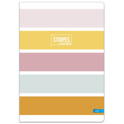 Sąsiuvinis(platus) A5 48lap 80g lang STRIPES