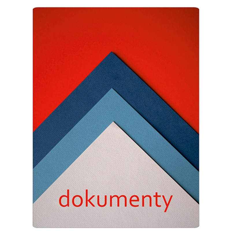 Aplankas dokumentams A6 PVC margu viršeliu