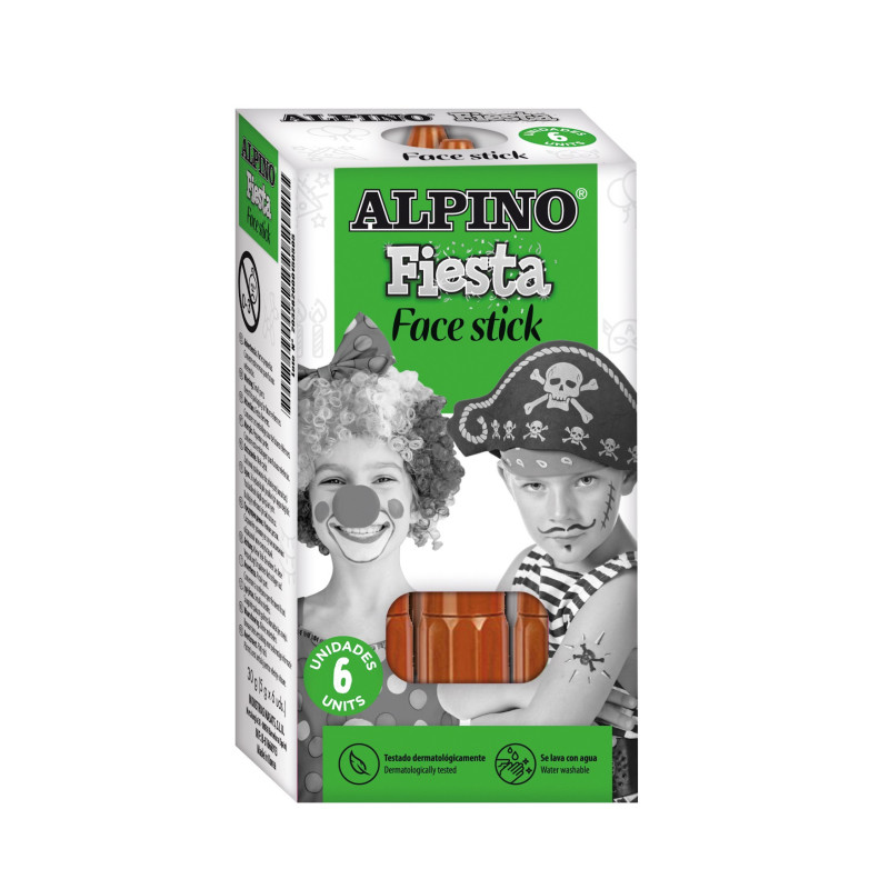 Kreidutė grimui ALPINO Fiesta ruda Kreidutė grimui ALPINO Fiesta ruda