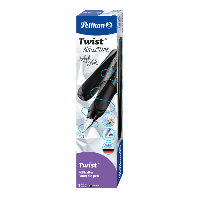 Plunksnakotis TWIST STRUCTURE P457M black Plunksnakotis TWIST STRUCTURE P457M black