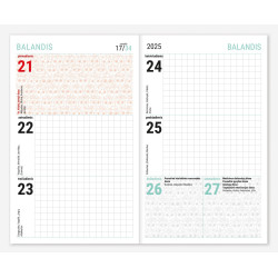 Stilingas jaunuolio kalendorius STARLOWER