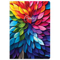 Sąsiuvinis,A4,96l,70g,lang, CREATIVE
