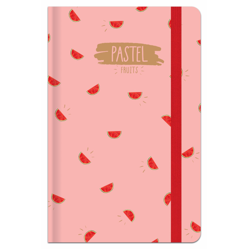 Užrašų knygutė A6 96lap 70g PASTEL FRUITS