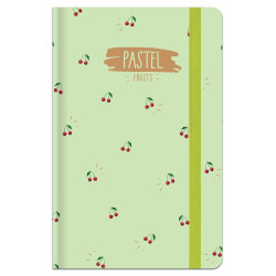 Užrašų knygutė A6 96lap 70g PASTEL FRUITS