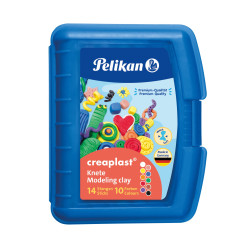 Plastilinas 10sp 240g raudona dėž