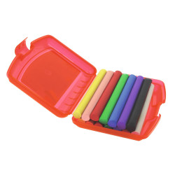 Plastilinas 10sp 240g mėlyna dėž Plastilinas 10sp 240g mėlyna dėž
