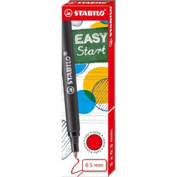 Šerdelės 6890 rašikliui EASYStart  3vnt raudona