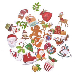 Lipdukai HAPPY CHRISTMAS 25vnt