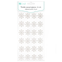 Lipnūs perlai SNAIGĖS 24vnt