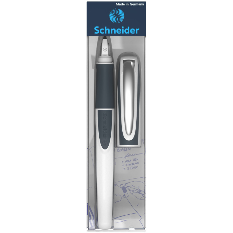Plunksnakotis Pen Ray M white-dark grey Plunksnakotis Pen Ray M white-dark grey