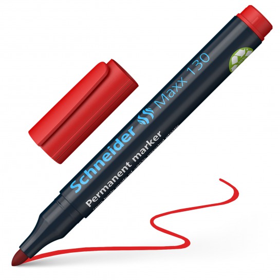 Žymeklis permanentinis Maxx 130 1-3mm red Žymeklis permanentinis Maxx 130 1-3mm red