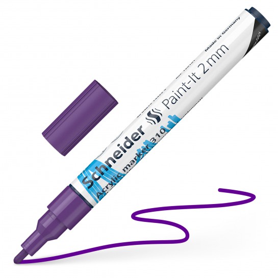 Žymeklis akrilinis Paint-lt 310 2mm violet