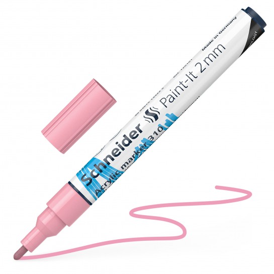 Žymeklis akrilinis Paint-lt 310 2mm pink pastel