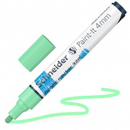 Žymeklis akrilinis Paint-lt 320 4mm green pastel