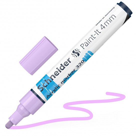 Žymeklis akrilinis Paint-lt 320 4mm lilac pastel