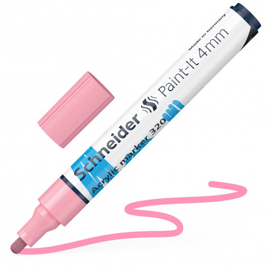 Žymeklis akrilinis Paint-lt 320 4mm pink pastel