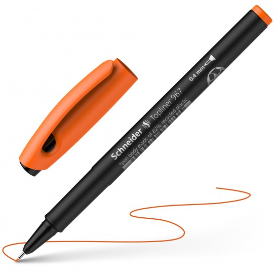 Rašiklis Topliner 967 04 orange