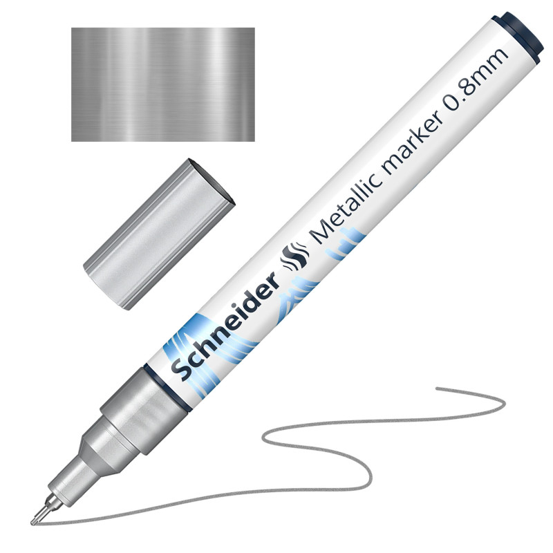 Žymeklis Paint-lt 010 0.8mm silver metallic Žymeklis Paint-lt 010 0.8mm silver metallic