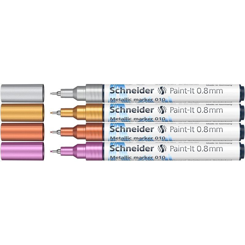 Žymekliai Paint-lt 010 0.8mm 4vnt mix bls Žymekliai Paint-lt 010 0.8mm 4vnt mix bls