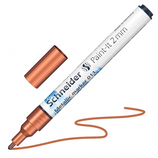 Žymeklis Paint-lt 011 2mm copper metallic