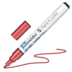 Žymeklis Paint-lt 011 2mm red metallic