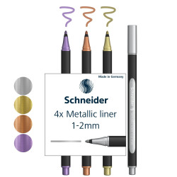Žymekliai Paint-lt 020 1-2mm 4vnt mix bls Žymekliai Paint-lt 020 1-2mm 4vnt mix bls