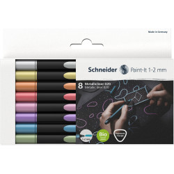 Žymekliai Paint-lt 020 1-2mm 8vnt mix bls Žymekliai Paint-lt 020 1-2mm 8vnt mix bls