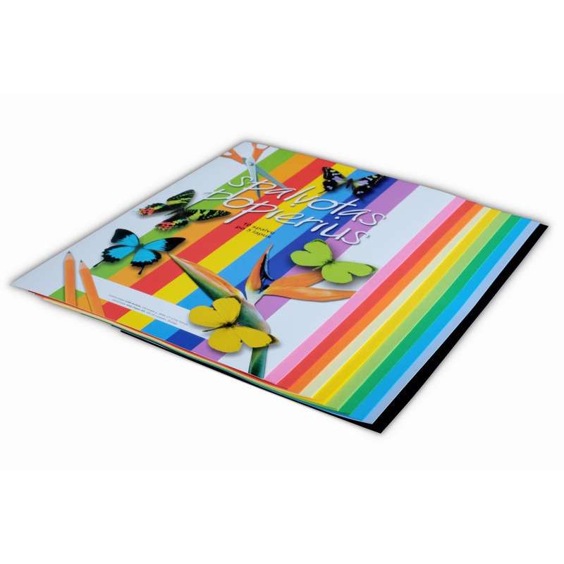 Spalvotas popierius mix A4 80g 10x5l ryšk.