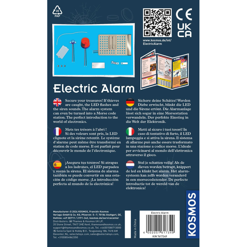 Lavinamasis rinkinys ELECTRIC-ALARM 8-12 Lavinamasis rinkinys ELECTRIC-ALARM 8-12