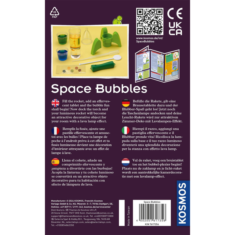 Lavinamasis rinkinys SPACE BUBBLES 8-12 Lavinamasis rinkinys SPACE BUBBLES 8-12