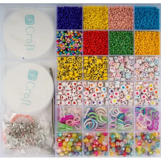 Karoliukų vėrimo rinkinys MIX Karoliukų vėrimo rinkinys MIX