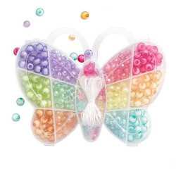 Karoliukų vėrimo rinkinys BUTTERFLY  apie 285vnt