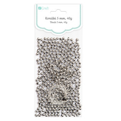 Sidabriniai karoliukai 30g 6mm Sidabriniai karoliukai 30g 6mm