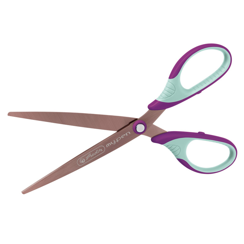 Žirklės my.pen purple-mint bls Žirklės my.pen purple-mint bls
