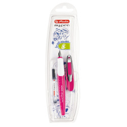 Plunksnakotis L + kapsulė my.pen pink-white bls