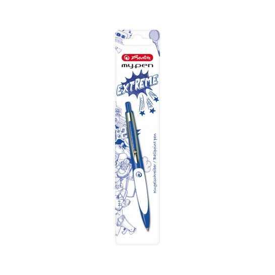 Tušinukas my.pen blue-white bls