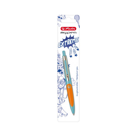 Tušinukas my.pen turquoise-orange bls