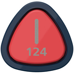 Šerdelė Paint-It 040 apvaliu galiuku raudona 124 Šerdelė Paint-It 040 apvaliu galiuku raudona 124
