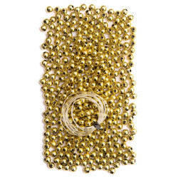 Auksiniai karoliukai 30g 6mm Auksiniai karoliukai 30g 6mm