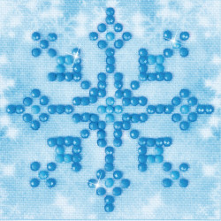 Deimantinė mozaika SNOWFLAKE SPARKLE 7.6x7.6