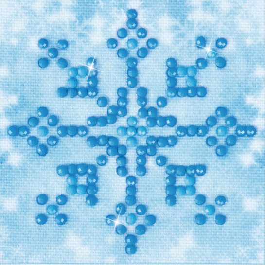 Deimantinė mozaika SNOWFLAKE SPARKLE 7.6x7.6