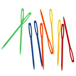 Plastikinės adatos 7cm 10vnt
