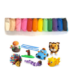 Plastilino polimerai modeliavimui 12sp Plastilino polimerai modeliavimui 12sp