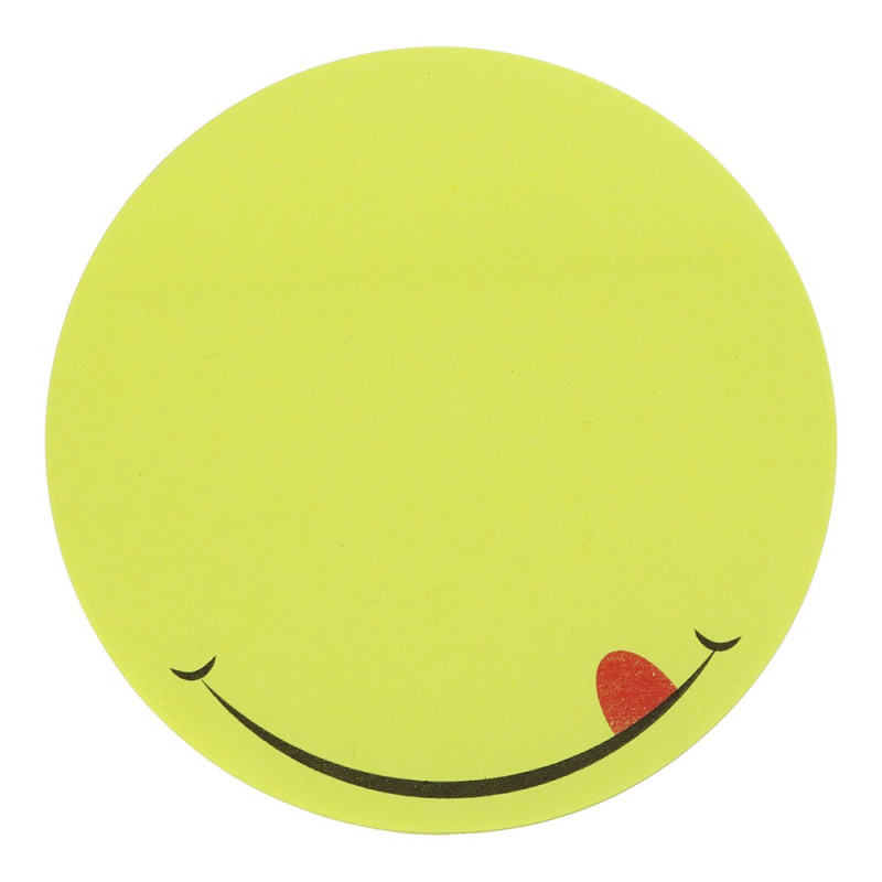 Lipnūs lapeliai SMILE 70x70mm 50lap geltoni Lipnūs lapeliai SMILE 70x70mm 50lap geltoni