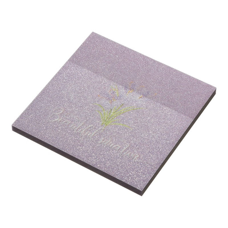 Lipnūs lapeliai ARABESKI 75x75mm 50lap blizgūs violetiniai Lipnūs lapeliai ARABESKI 75x75mm 50lap blizgūs violetiniai