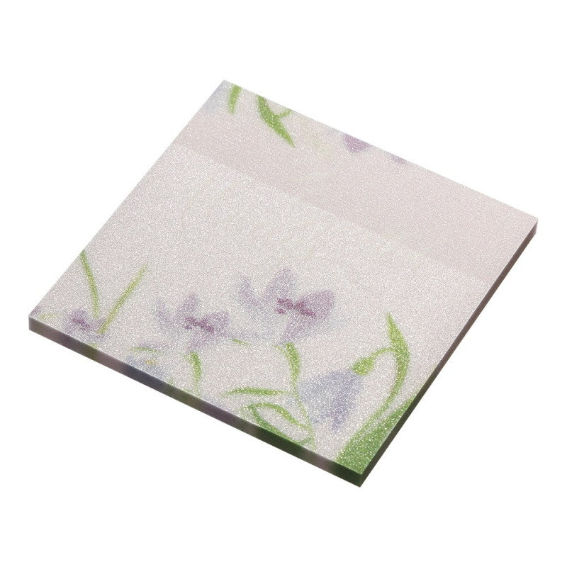 Lipnūs lapeliai ARABESKI 75x75mm 50lap blizgūs levandų sp Lipnūs lapeliai ARABESKI 75x75mm 50lap blizgūs levandų sp