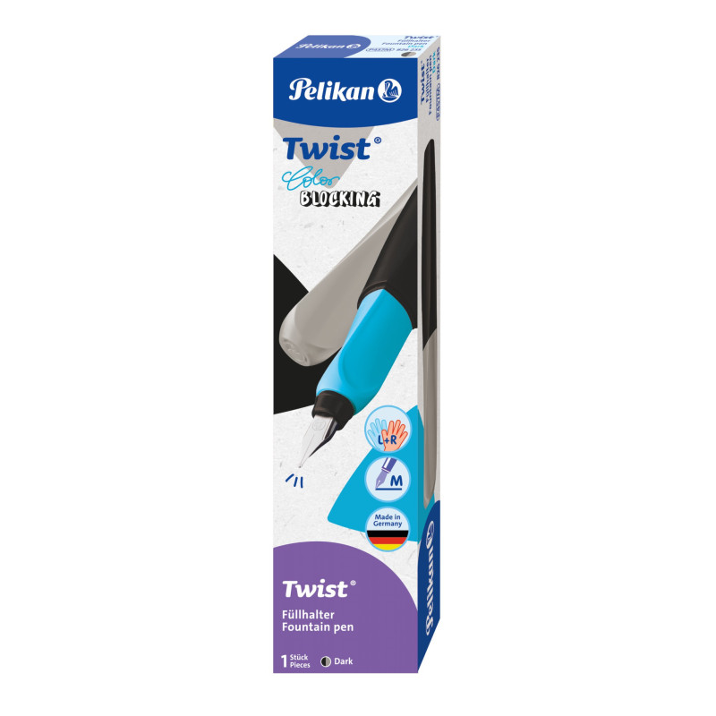 Plunksnakotis TWIST P457M juoda-mėlyna-pilka Plunksnakotis TWIST P457M juoda-mėlyna-pilka